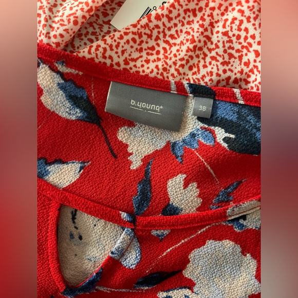 B.Young Long Sleeve Floral Blouse Top - Picture 5 of 5
